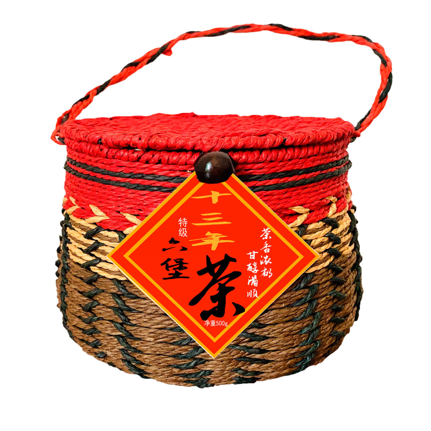 2008年陈 六堡茶特级金花